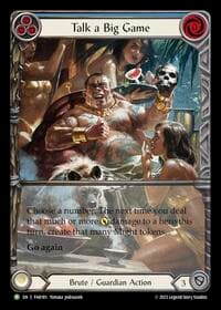 Talk a Big Game - FAB195 - Flesh and Blood: Promo Cards - Flesh and Blood TCG card