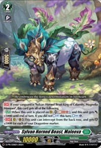 Sylvan Horned Beast, Maleeva - D Promo Cards - Cardfight Vanguard card