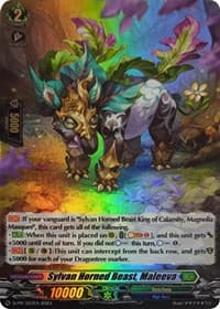 Sylvan Horned Beast, Maleeva (Foil) - D Promo Cards - Cardfight Vanguard card