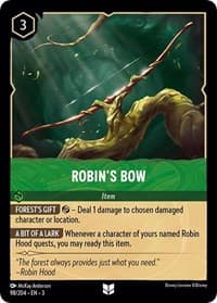 Robin's Bow - Into the Inklands - Disney Lorcana card