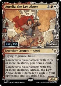 Aurelia, the Law Above (Serial Numbered) - Murders at Karlov Manor - Magic: The Gathering card