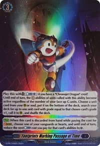 Footprints Marking Passage of Time (Foil) - D Promo Cards - Cardfight Vanguard card