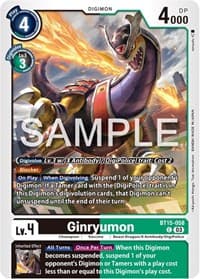 Ginryumon - Exceed Apocalypse - Digimon Card Game card