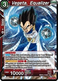 Vegeta, Equalizer - Beyond Generations - Dragon Ball Super: Masters card