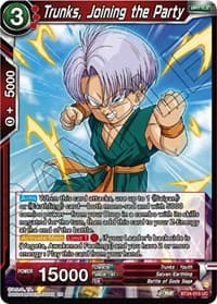 Trunks, Joining the Party - Beyond Generations - Dragon Ball Super: Masters card