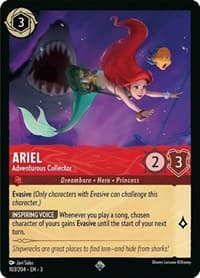 Ariel - Adventurous Collector - Into the Inklands - Disney Lorcana card