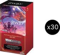 RWBY Premium Booster Box Case - RWBY Premium Booster - Weiss Schwarz card