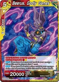 Beerus, Godly Games - Beyond Generations - Dragon Ball Super: Masters card