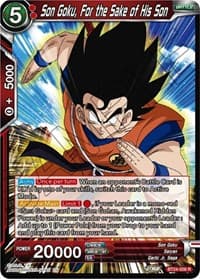 Son Goku, For the Sake of His Son - Beyond Generations - Dragon Ball Super: Masters card