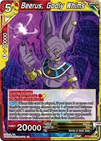Beerus, Godly Whims - Beyond Generations - Dragon Ball Super: Masters card