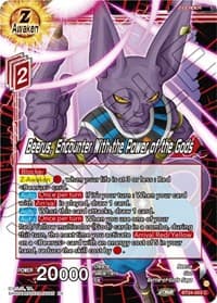 Beerus, Encounter With the Power of the Gods - Beyond Generations - Dragon Ball Super: Masters card