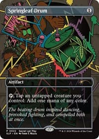 Springleaf Drum - Secret Lair Showdown - Magic: The Gathering card