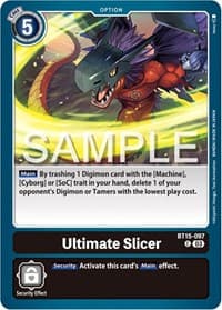 Ultimate Slicer - Exceed Apocalypse - Digimon Card Game card