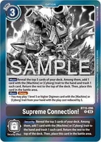 Supreme Connection! - Exceed Apocalypse - Digimon Card Game card