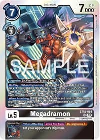 Megadramon - Exceed Apocalypse - Digimon Card Game card