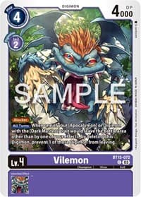 Vilemon - Exceed Apocalypse - Digimon Card Game card