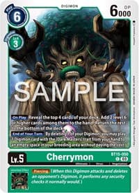 Cherrymon - Exceed Apocalypse - Digimon Card Game card