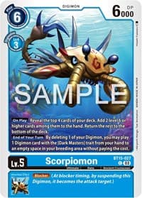 Scorpiomon - Exceed Apocalypse - Digimon Card Game card