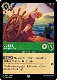 Cubby - Mighty Lost Boy - Into the Inklands - Disney Lorcana card