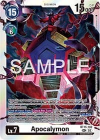 Apocalymon - Exceed Apocalypse - Digimon Card Game card
