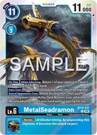 MetalSeadramon - Exceed Apocalypse - Digimon Card Game card