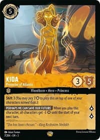 Kida - Protector of Atlantis - Into the Inklands - Disney Lorcana card