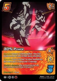80% Power - Yu Yu Hakusho: Dark Tournament - UniVersus card