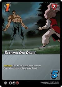 Settling Old Debts - Yu Yu Hakusho: Dark Tournament - UniVersus card