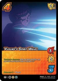 Yusuke's Spirit Wave - Yu Yu Hakusho: Dark Tournament - UniVersus card