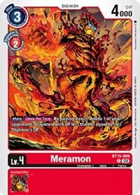 Meramon - Exceed Apocalypse - Digimon Card Game card