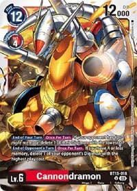 Cannondramon - Exceed Apocalypse - Digimon Card Game card