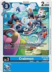 Crabmon - Exceed Apocalypse - Digimon Card Game card