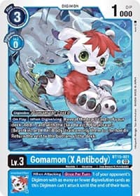 Gomamon (X Antibody) - Exceed Apocalypse - Digimon Card Game card