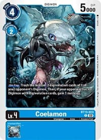 Coelamon - Exceed Apocalypse - Digimon Card Game card
