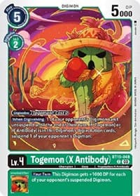 Togemon (X Antibody) - Exceed Apocalypse - Digimon Card Game card