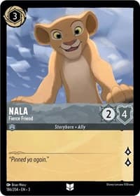 Nala - Fierce Friend - Into the Inklands - Disney Lorcana card