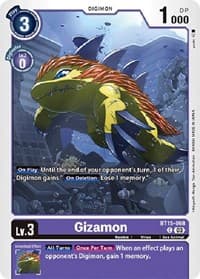 Gizamon - Exceed Apocalypse - Digimon Card Game card