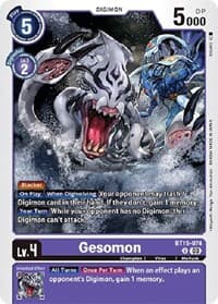 Gesomon - Exceed Apocalypse - Digimon Card Game card