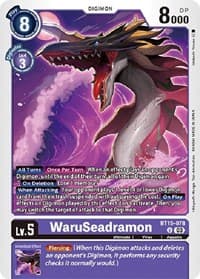 WaruSeadramon - Exceed Apocalypse - Digimon Card Game card