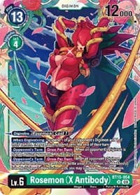 Rosemon (X Antibody) - Exceed Apocalypse - Digimon Card Game card