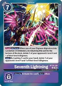Seventh Lightning - Exceed Apocalypse - Digimon Card Game card