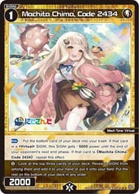 Machita Chima, Code 2434 - Collab Booster: Nijisanji Diva - WIXOSS card