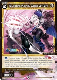 Sukoya Kana, Code 2434 - Collab Booster: Nijisanji Diva - WIXOSS card