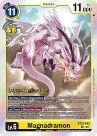 Magnadramon - Exceed Apocalypse Pre-Release Cards - Digimon Card Game card
