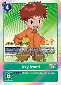 Izzy Izumi - Exceed Apocalypse Pre-Release Cards - Digimon Card Game card