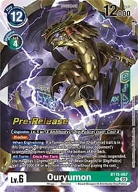 Ouryumon - Exceed Apocalypse Pre-Release Cards - Digimon Card Game card