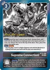 Supreme Connection! - Exceed Apocalypse Pre-Release Cards - Digimon Card Game card