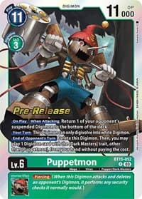 Puppetmon - Exceed Apocalypse Pre-Release Cards - Digimon Card Game card
