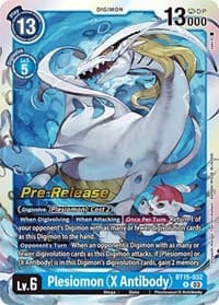 Plesiomon (X Antibody) - Exceed Apocalypse Pre-Release Cards - Digimon Card Game card