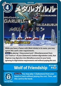 Wolf of Friendship - Exceed Apocalypse Pre-Release Cards - Digimon Card Game card